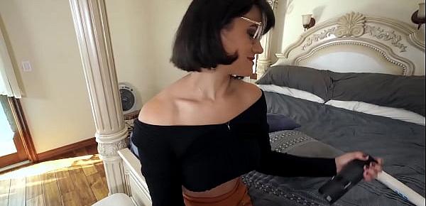  Amazing stepmom MILF is a horny woman and she jerked me